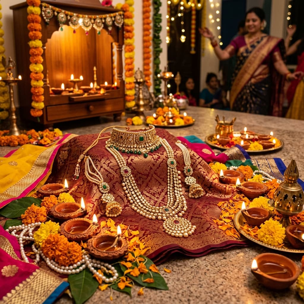 Best Kundan Jewellery Navratri Festival India 2026 VishaalMart