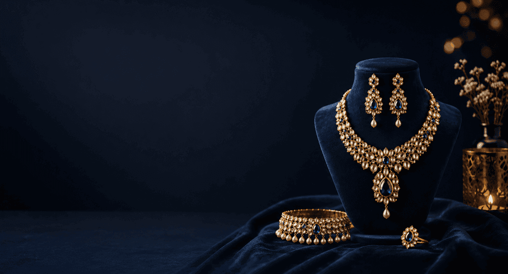 Exquisite Kundan & Royal Jewellery Set
